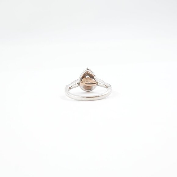 Disney Zales Enchanted Ariel Natural Diamond 14k Teardrop Pear Engagement Ring 💍 - Picture 10 of 14